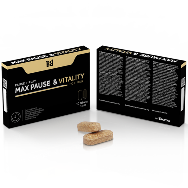 Black bull - max pause & vitality retardante para hombre 10 cÁpsulas