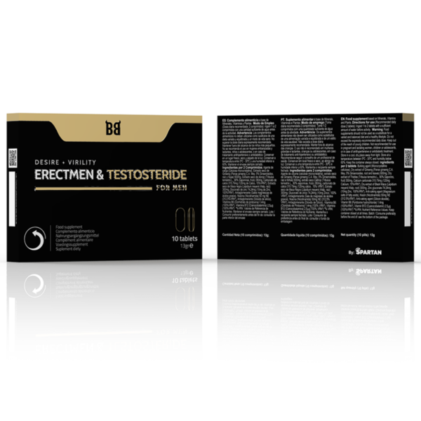 Black bull - erectmen & testosteride potencia y testosterona para hombre 10 cÁpsulas