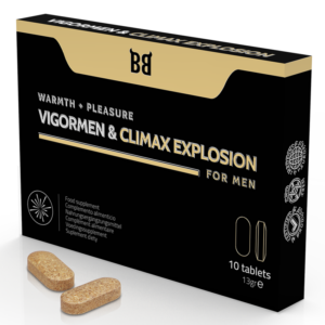 Black bull - vigormen & climax explosion mayor placer para hombre 10 cÁpsulas