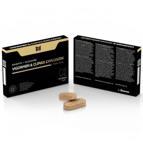 Black bull - vigormen & climax explosion mayor placer para hombre 10 cÁpsulas