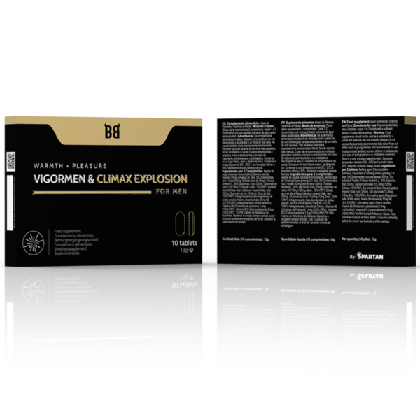 Black bull - vigormen & climax explosion mayor placer para hombre 10 cÁpsulas