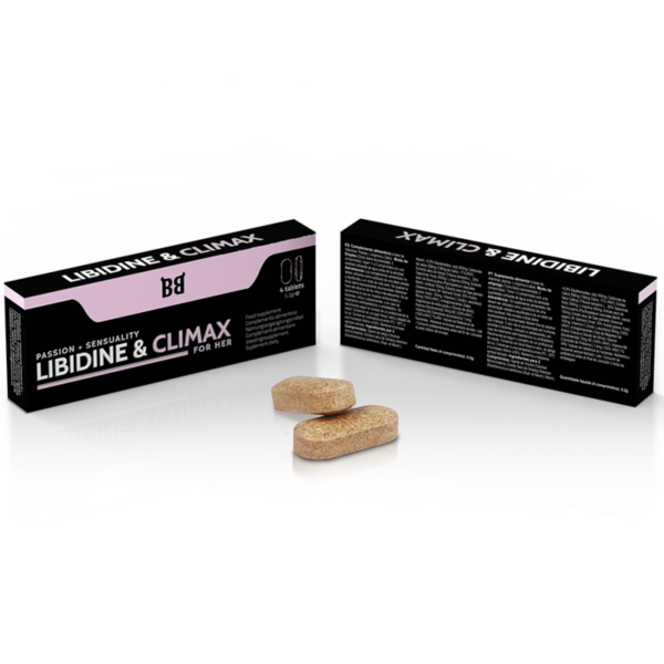 Black bull - libidine & climax aumento lÍbido para mujer 4 cÁpsulas