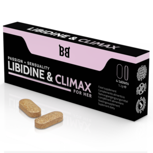 Black bull - libidine & climax aumento lÍbido para mujer 4 cÁpsulas