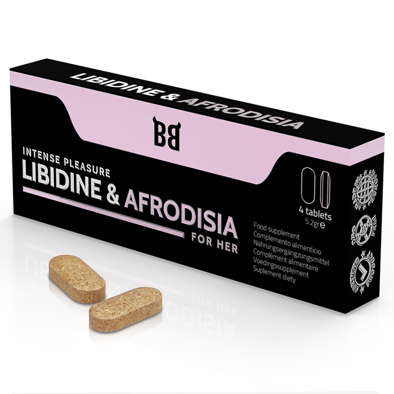 Black bull - libidine & afrodisia placer intenso para mujer 4 cÁpsulas