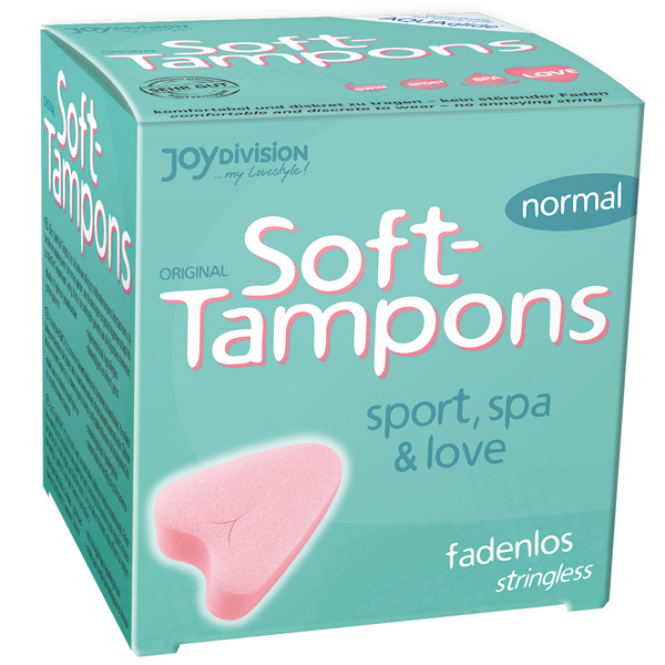 Soft-tampons tampones originales love / 3uds
