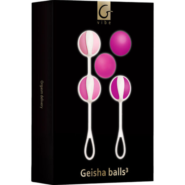 G-vibe - set 5 geisha balls3 rosa