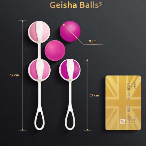 G-vibe - set 5 geisha balls3 rosa