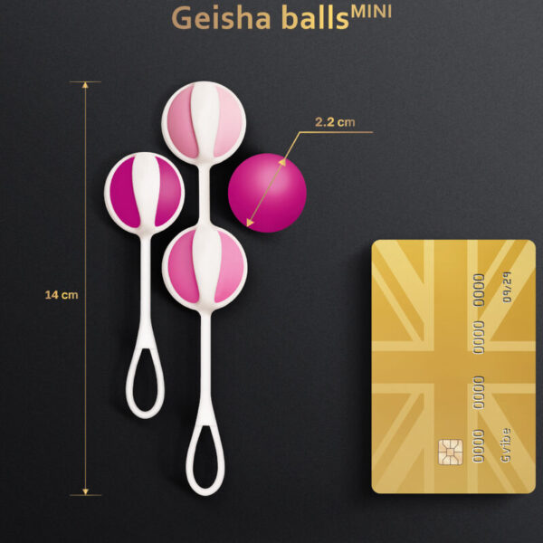 G-vibe - set 4 geisha balls mini morado