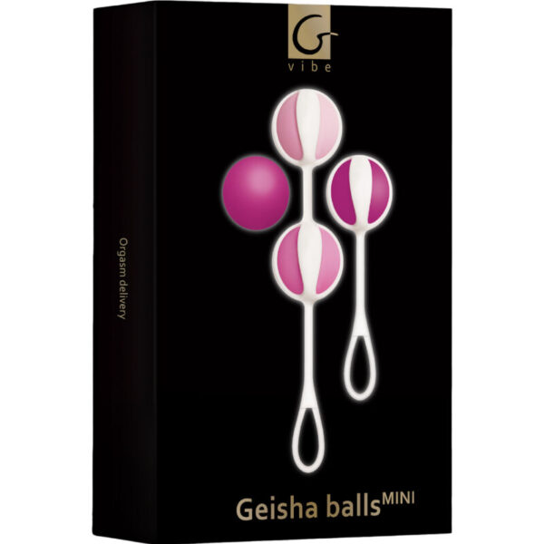 G-vibe - set 4 geisha balls mini morado
