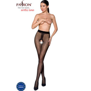 Passion - tiopen 018 medias negro 3/4 20 den