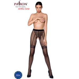 Passion - tiopen 016 medias negro 1/2 20 den