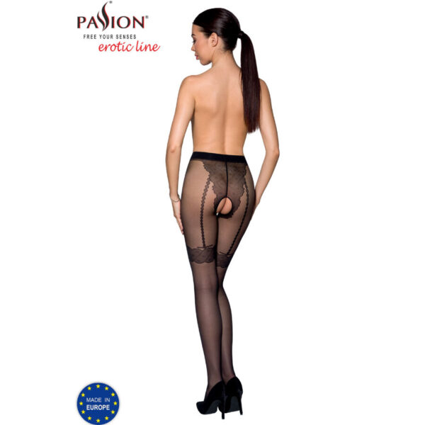 Passion - tiopen 016 medias negro 3/4 20 den