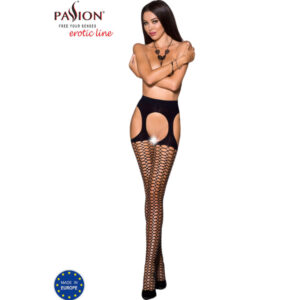 Passion - tiopen 004 medias negro 1/2 40 den