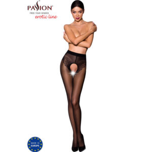 Passion - tiopen 006 medias negro 3/4 30 den