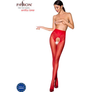 Passion - tiopen 006 medias rojo 1/2 30 den