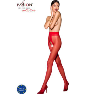 Passion - tiopen 007 medias rojo 1/2 20 den
