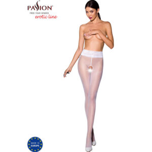 Passion - tiopen 008 medias blanco 1/2 30 den