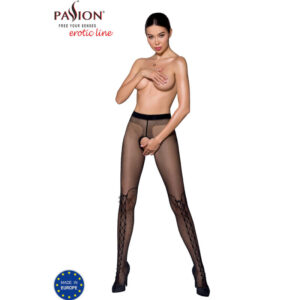 Passion - tiopen 009 medias negro 3/4 20 den