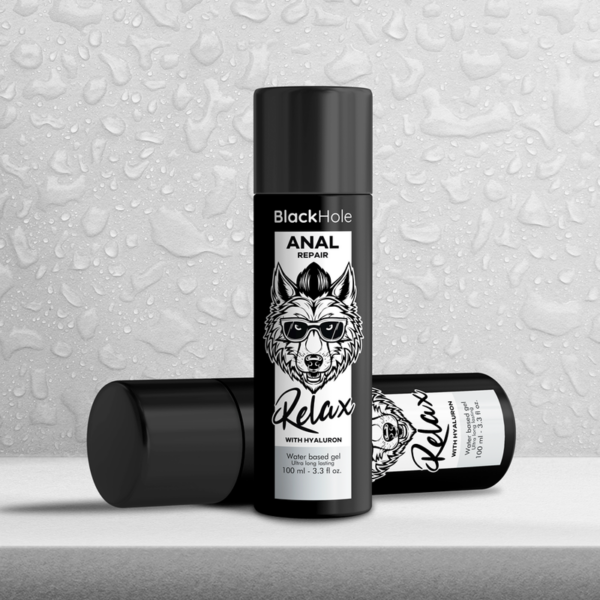 Black hole - anal repair base agua relax con hyaluron 100 ml