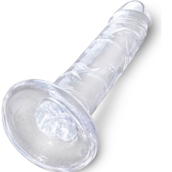 King cock - clear pene realistico 15.5 cm transparente