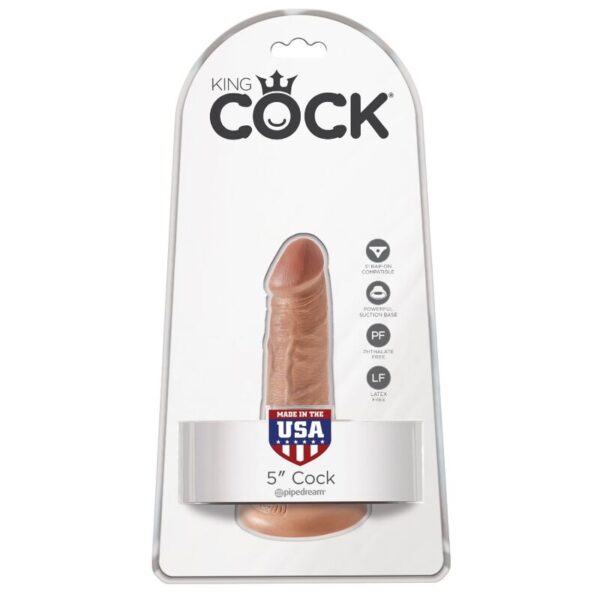 King cock - pene realistico 12 cm caramelo