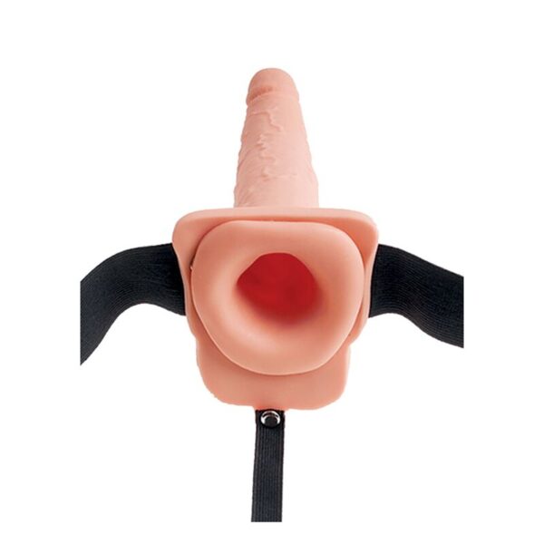 Fetish fantasy series - arnes ajustable pene realistico con testiculos squirting 19 cm