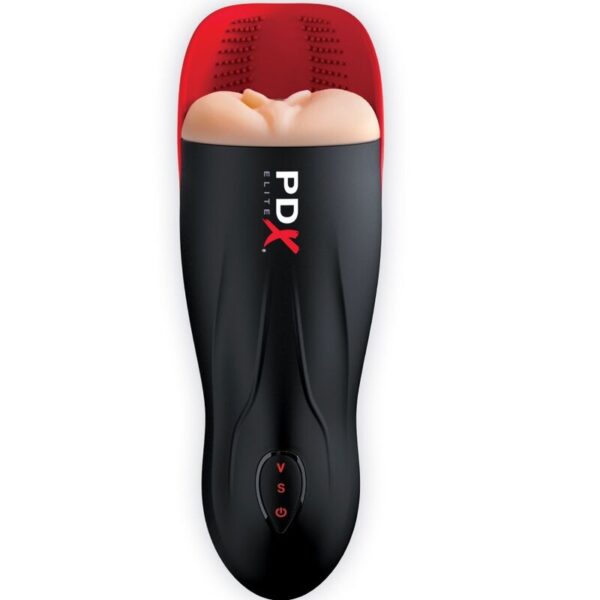 Pdx elite - masturbador stroker fuck-o-matic vagina doble vibracion pene & testiculos
