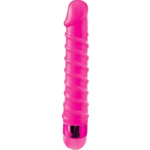 Classix - masajeador vibrador candy twirl 16.5 cm rosa