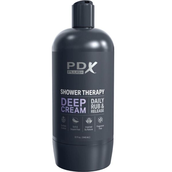 Pdx plus - masturbador stroker diseÑo discreto de bote champu deep cream