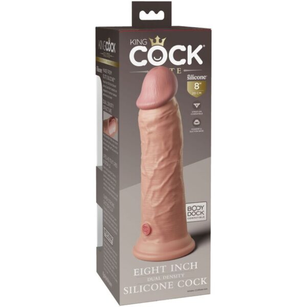 King cock - elite dildo realistico silicona 20.3 cm