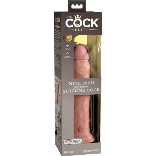 King cock - elite dildo realistico silicona 23 cm