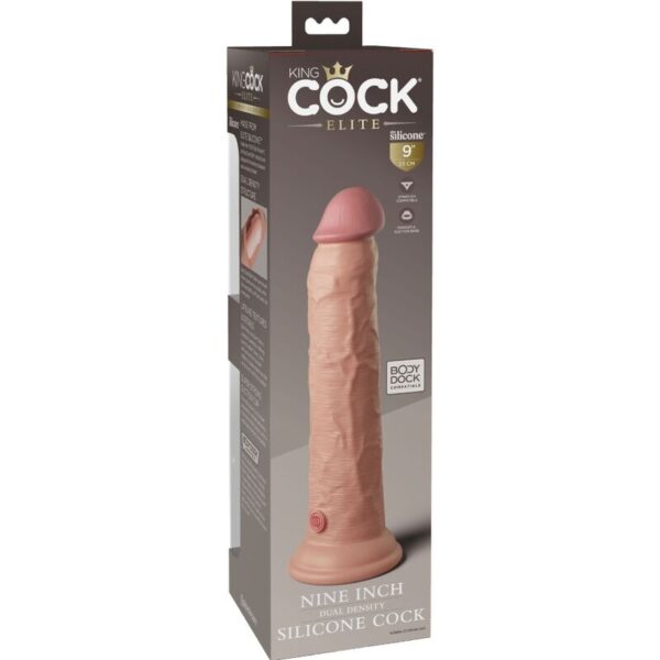 King cock - elite dildo realistico silicona 23 cm