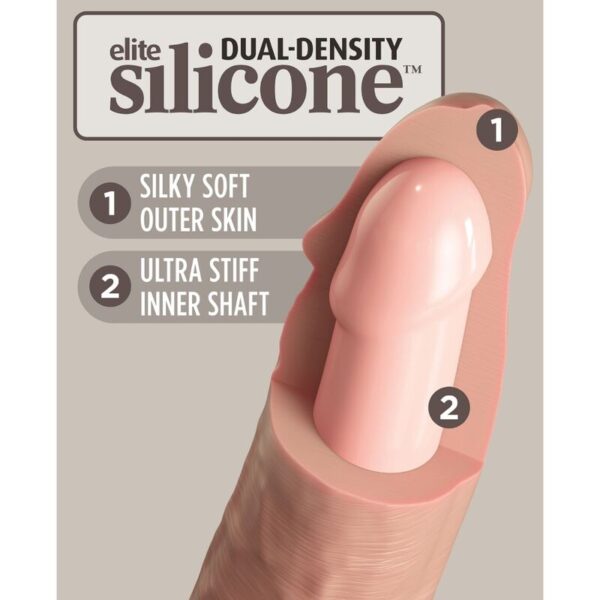 King cock - elite dildo realistico silicona 28 cm