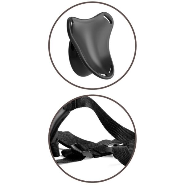 King cock - elite arnes ajustable para principiantes con dildo 15.2 cm