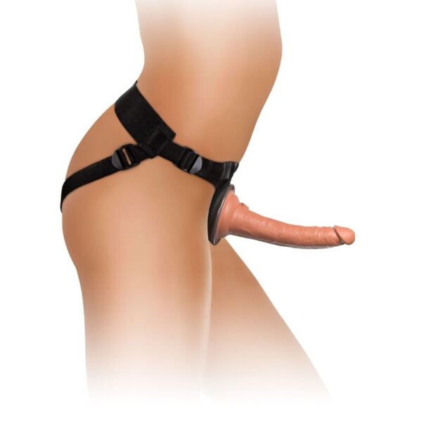 King cock - elite arnes ajustable confortable con dildo 17.8 cm