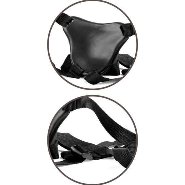 King cock - elite arnes ajustable confortable con dildo 17.8 cm