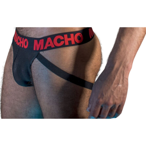 Macho - mx26x2 jock negro/rojo s