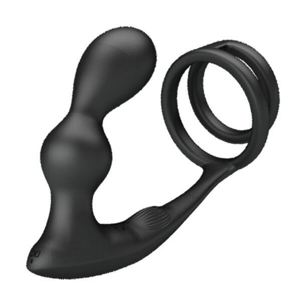Pretty love - marshall anillo para pene + plug anal vibratorio & control remoto