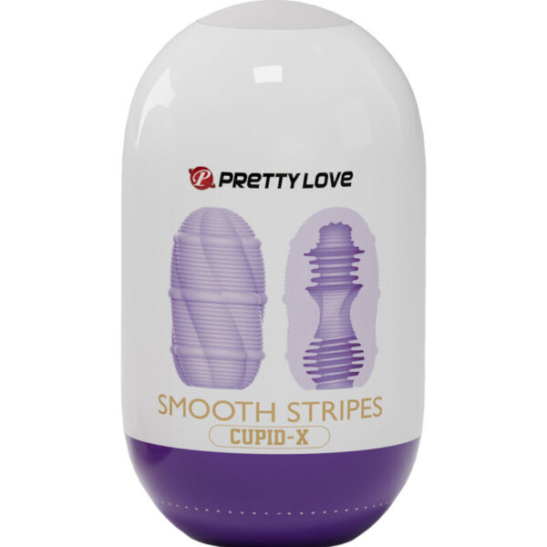 Pretty love - huevo masturbador smooth stripes cupid