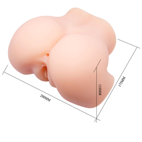 Crazy bull - vagina y ano realisticos doble vibracion