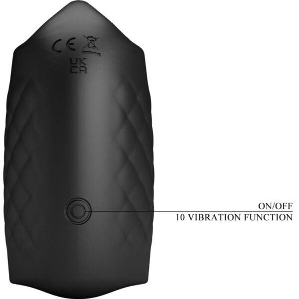 Pretty love - masturbador manual para glande vibrador recargable