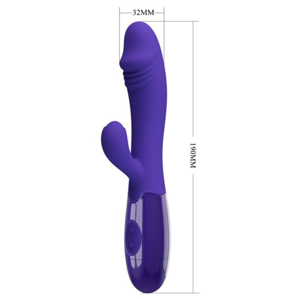 Pretty love - snappy youth vibrador & estimulador puntog violeta