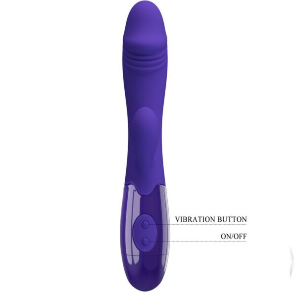 Pretty love - snappy youth vibrador & estimulador puntog violeta