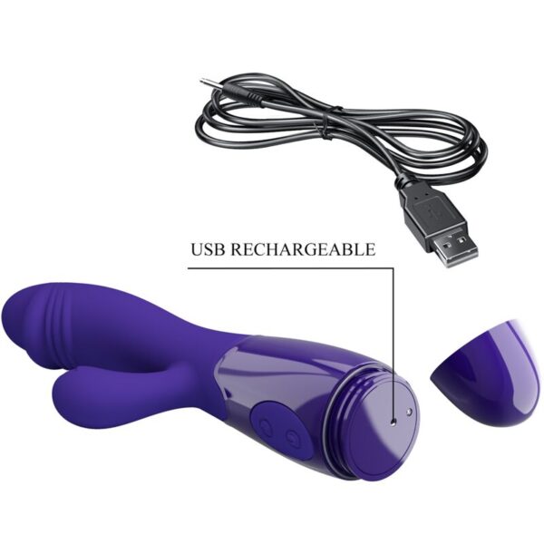 Pretty love - snappy youth vibrador & estimulador puntog violeta