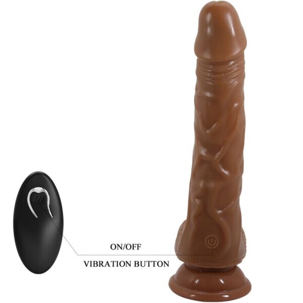 Baile - bodach vibrador realista con ventosa control remoto