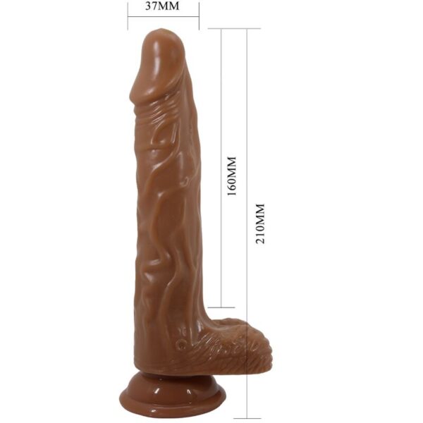 Baile - bodach vibrador realista con ventosa control remoto