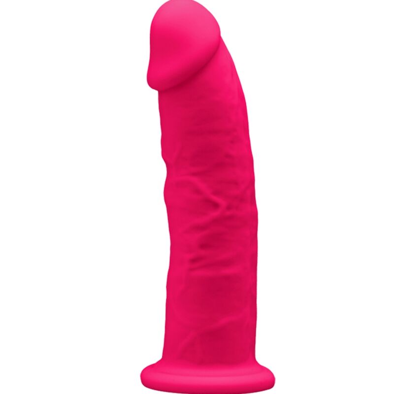 Silexd - modelo 2 pene realistico silicona premium silexpan fucsia 15 cm