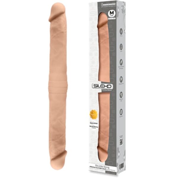 Silexd - pene realistico doble silicona premium silexpan 42.5 cm