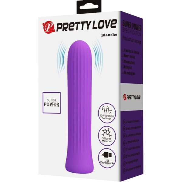 Pretty love - blanche vibrador estimulador lila