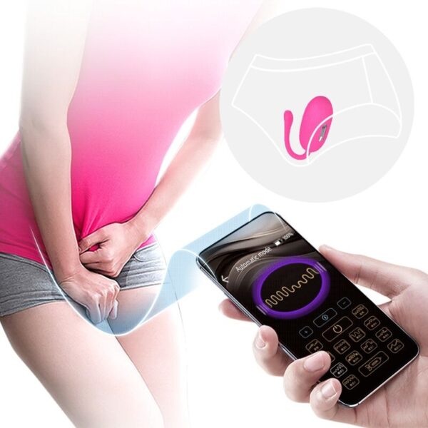 Pretty love - doreen huevo vibrador recargable magenta control remoto